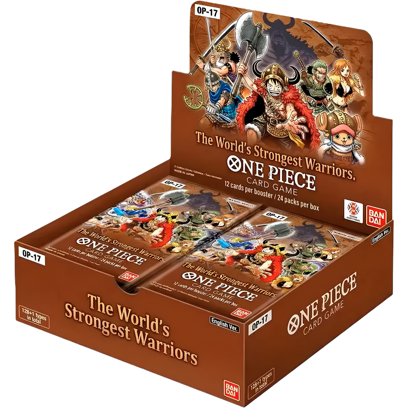 One Piece TCG : OP-17 The World's Strongest Warriors - Factory Sealed Booster Box - English Edition